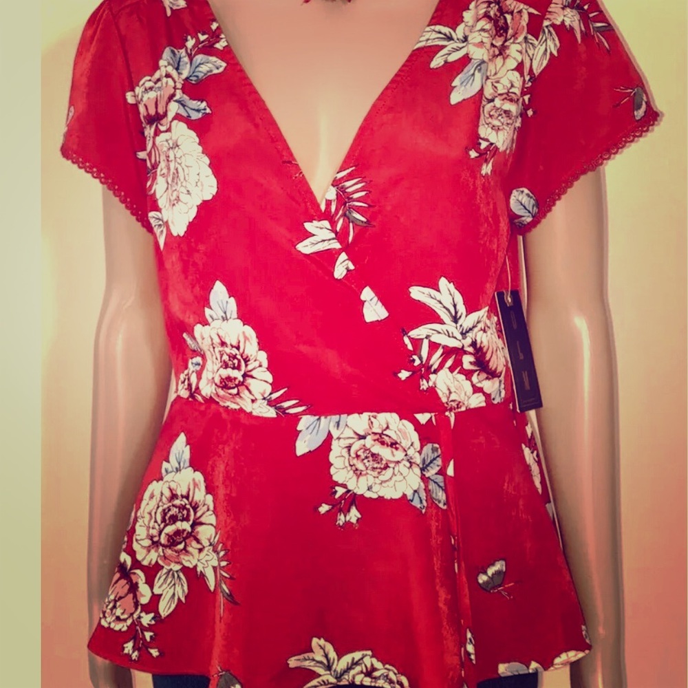 Olm brand red blouse
